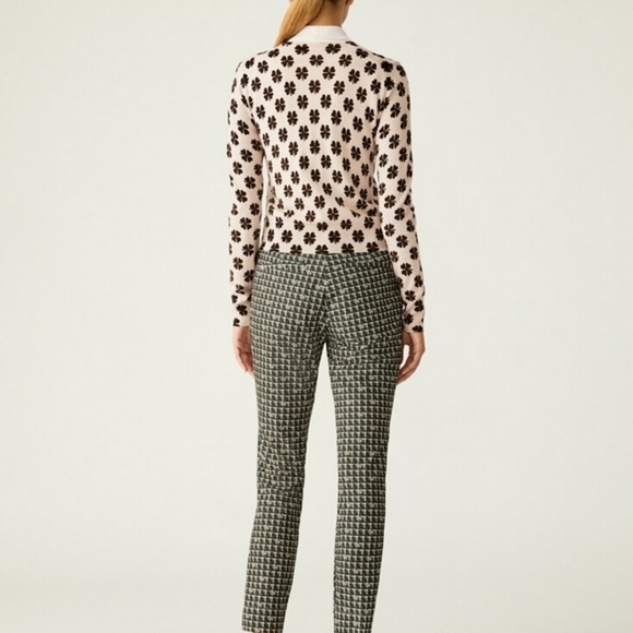 Tory Prunted Merino Sport sweater - Picture 2 of 8